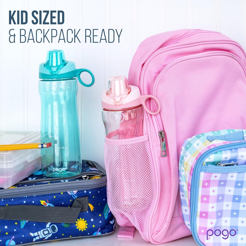 Pogo BPA-Free Tritan Plastic Water Bottle with Chug Lid,18 Oz, Teal - Image 5